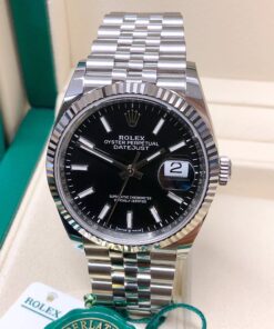 Rolex replica Datejust 126234 36mm Black Baton dial