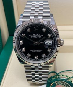 Rolex replica Datejust 36mm 126234 Black Diamond dial