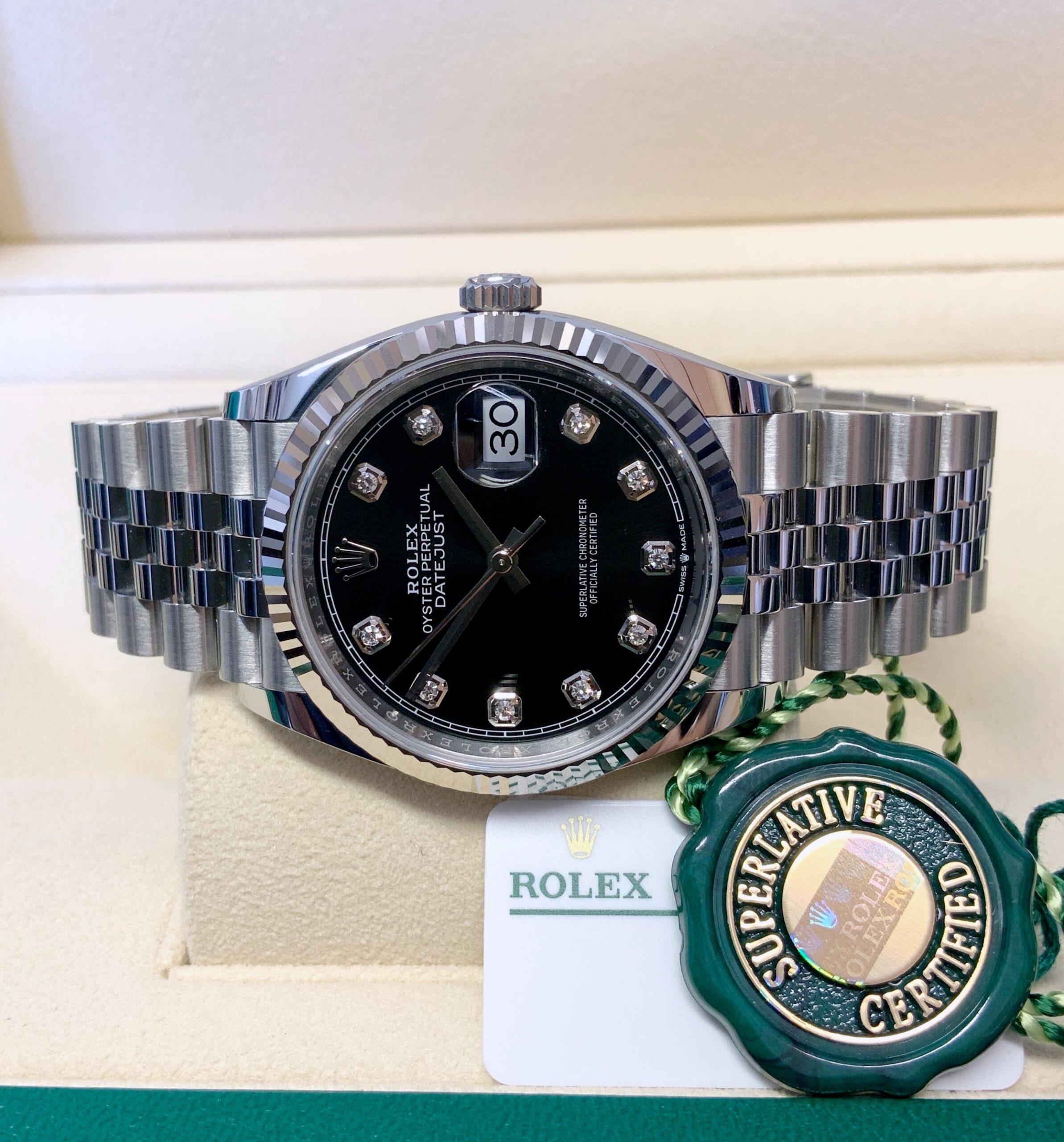 Rolex replica Datejust 36mm 126234 Black Diamond dial - immagine 7