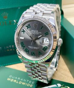 Alternative view of Rolex replica Datejust 36mm 126234 Wimbledon Dial ardesia