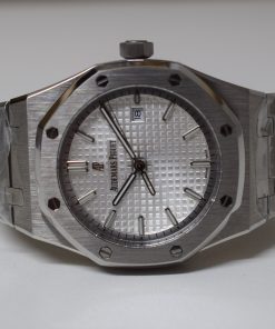 Audemars Piguet replica royal oak 15400ST argentèè dial 3120 clone movement
