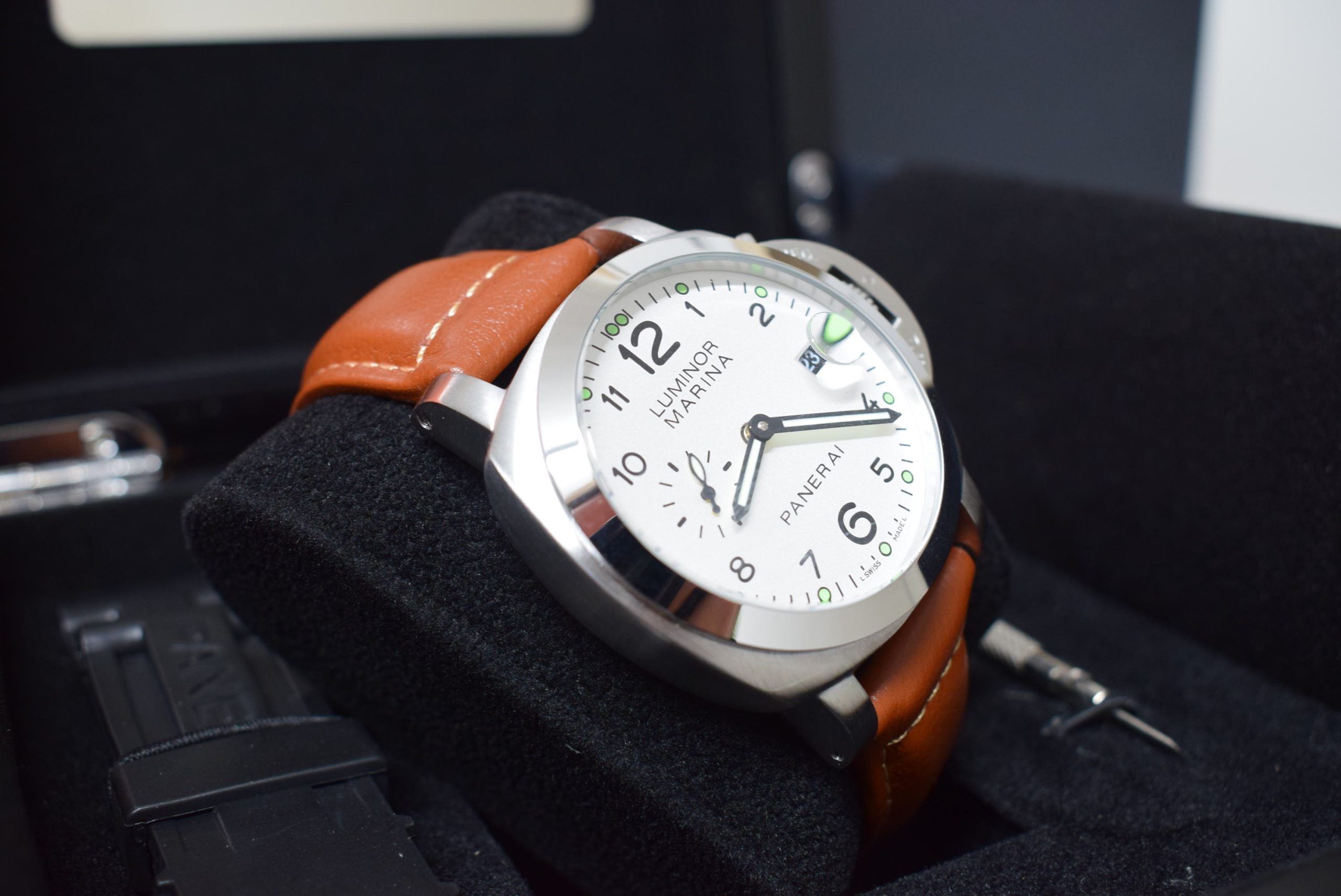 Panerai replica luminor marina white dial - immagine 2