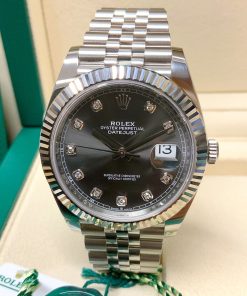 Rolex replica Datejust 41mm 126334 rhodium diamond dial
