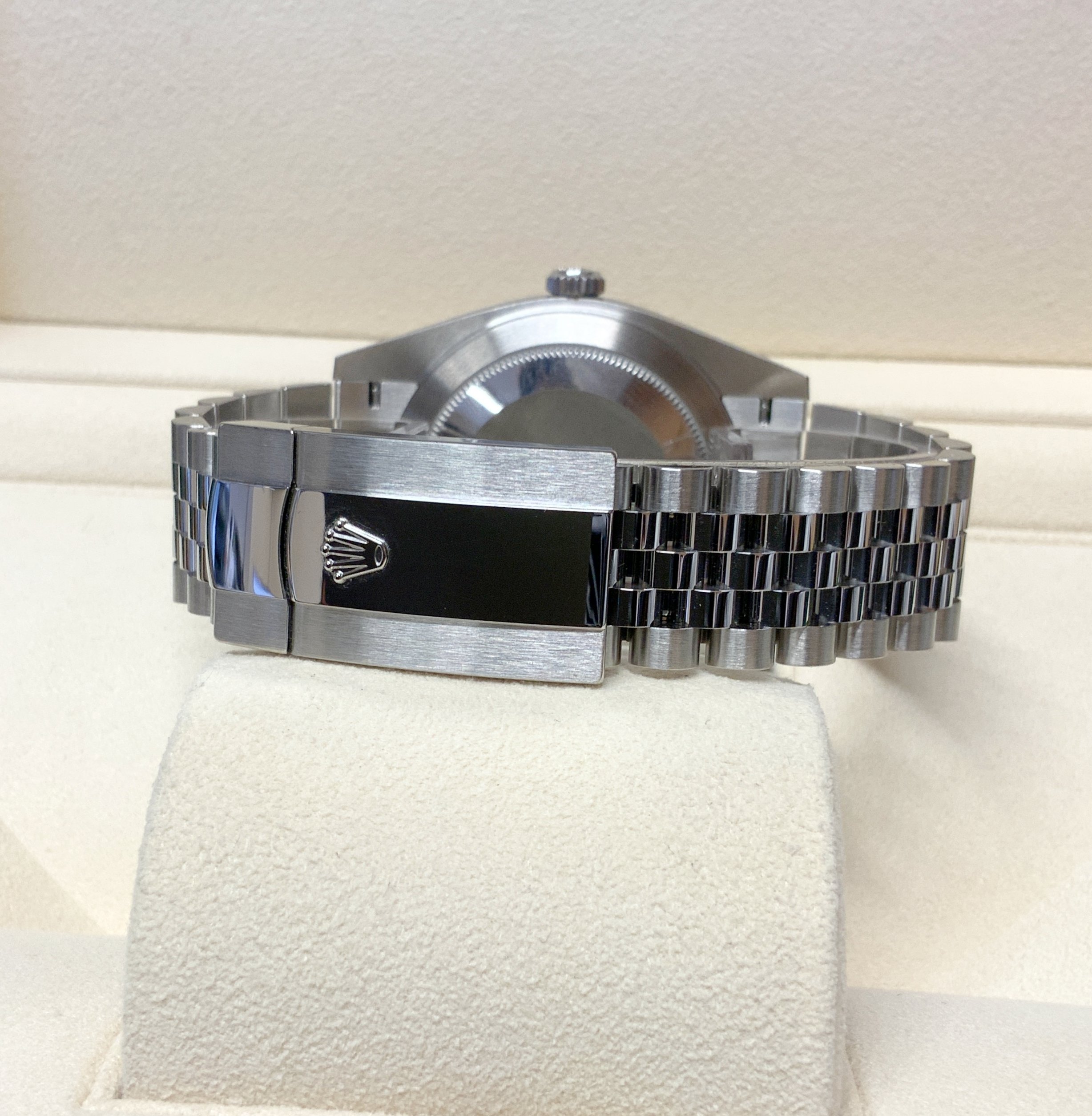 Rolex replica datejust 126334 rhodium dial 41mm jubilee bracelet - immagine 8