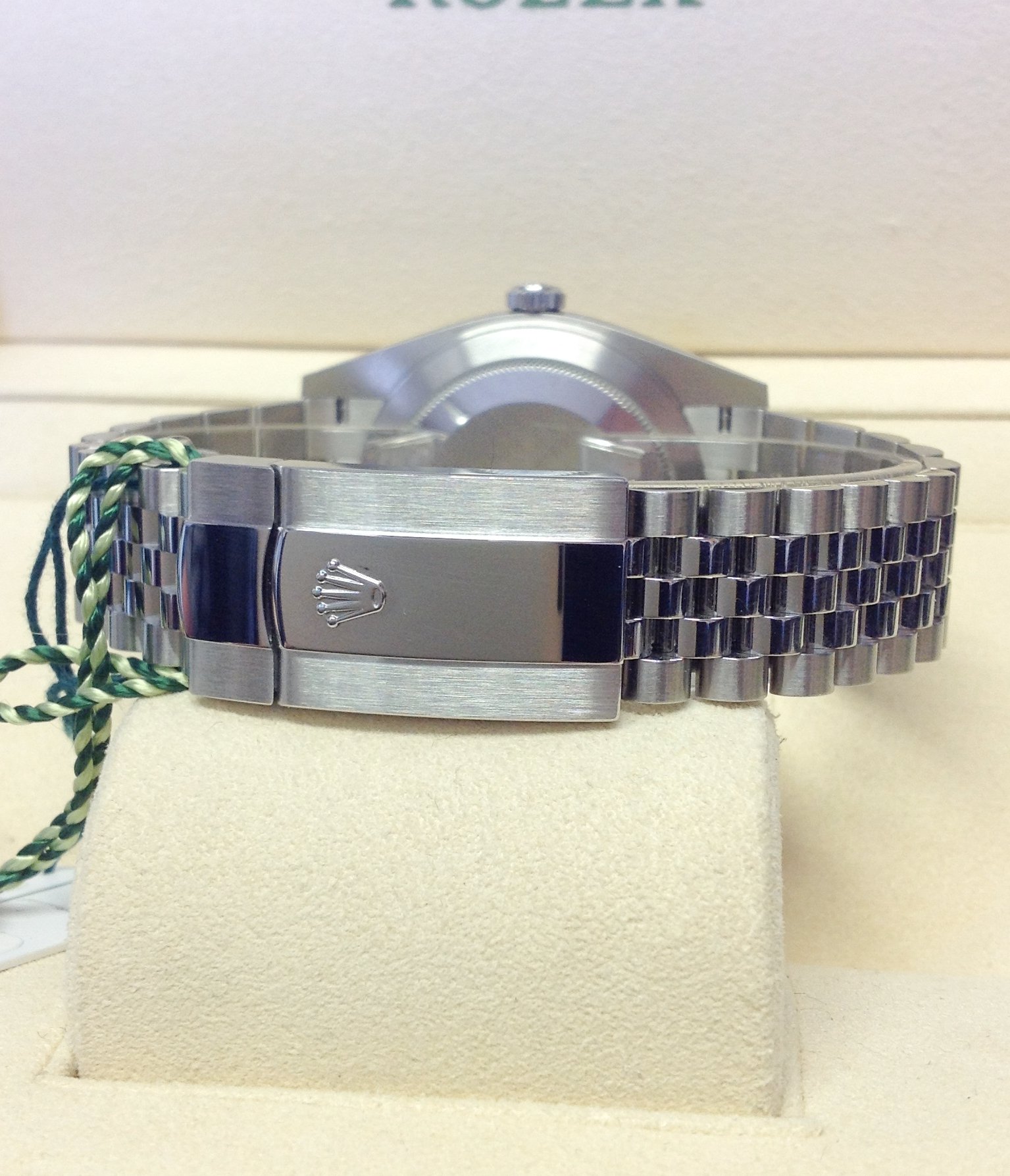 Rolex replica Datejust 41mm 126334 Wimbledon Dial oyster steel - immagine 6