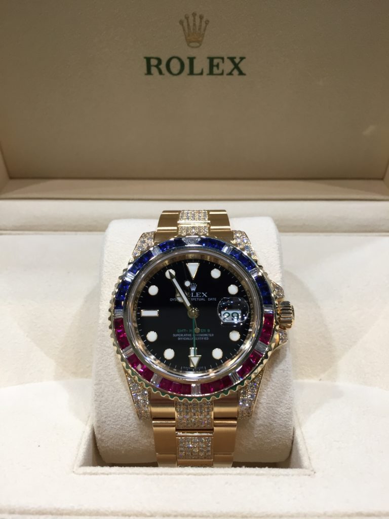 Rolex replica GMT-Master II 116758SARU yellow gold - immagine 3