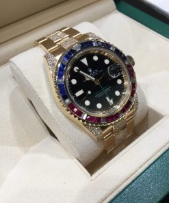 Rolex replica GMT-Master II 116758SARU yellow gold
