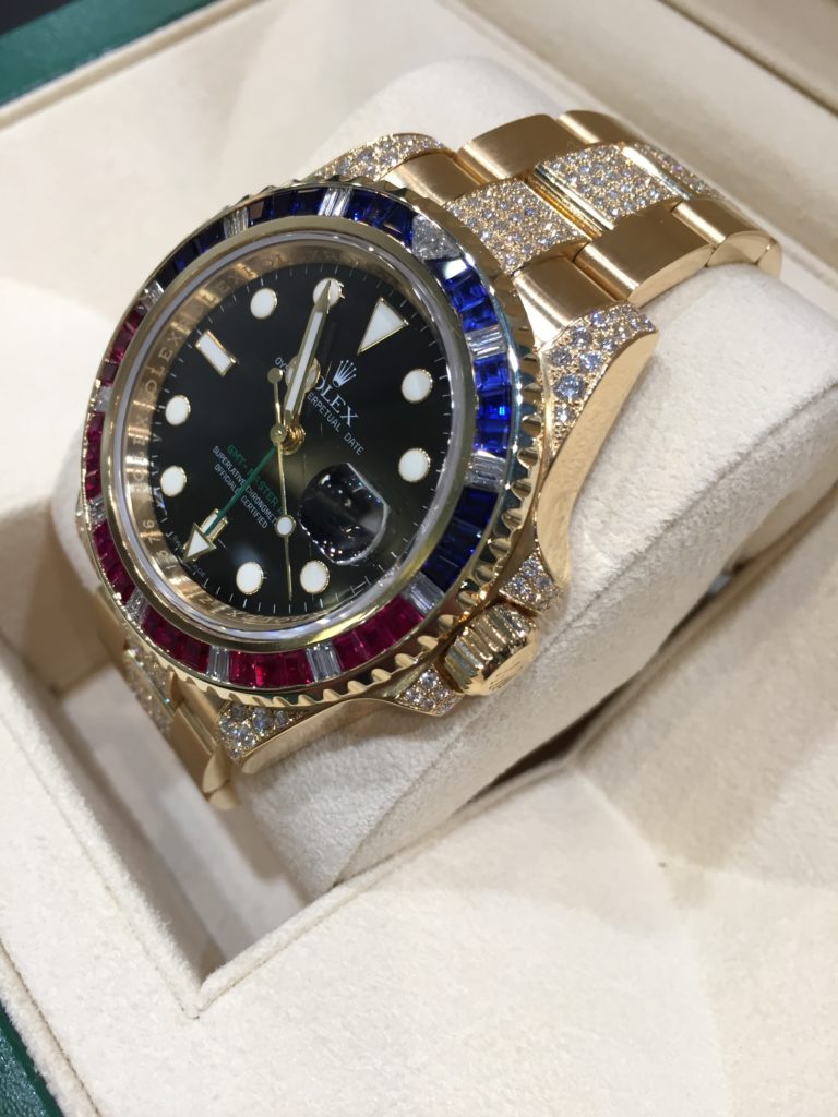 Rolex replica GMT-Master II 116758SARU yellow gold - immagine 5