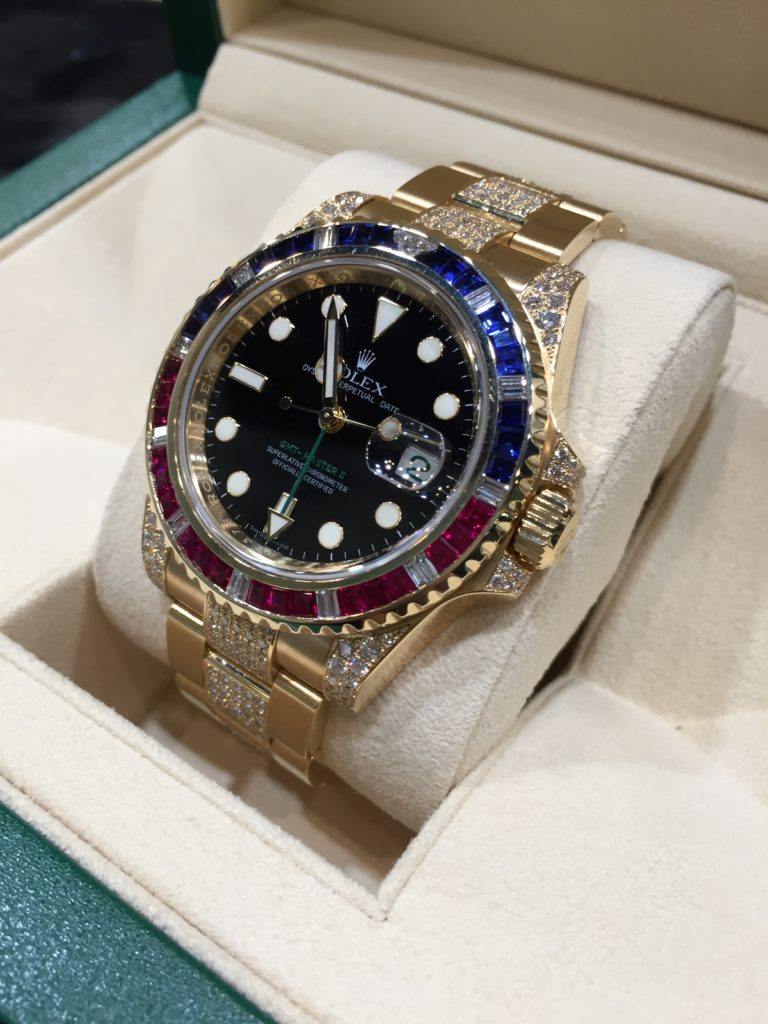 Rolex replica GMT-Master II 116758SARU yellow gold - immagine 6