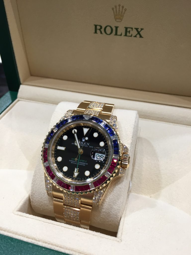 Rolex replica GMT-Master II 116758SARU yellow gold - immagine 7