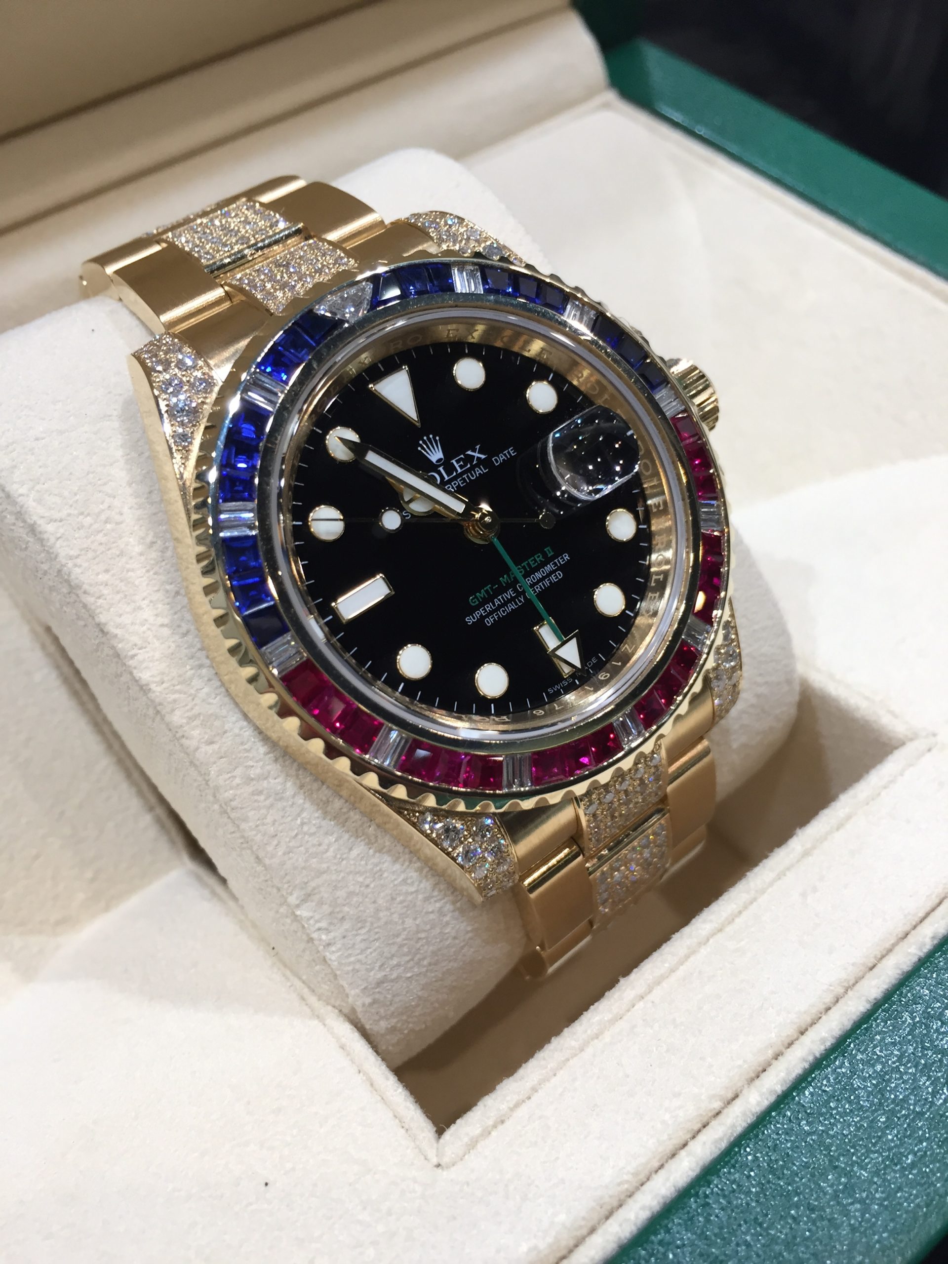 Rolex replica GMT-Master II 116758SARU yellow gold - immagine 8