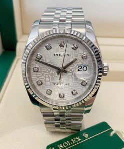 Rolex replica Datejust 41mm 126333 silver centenary dial