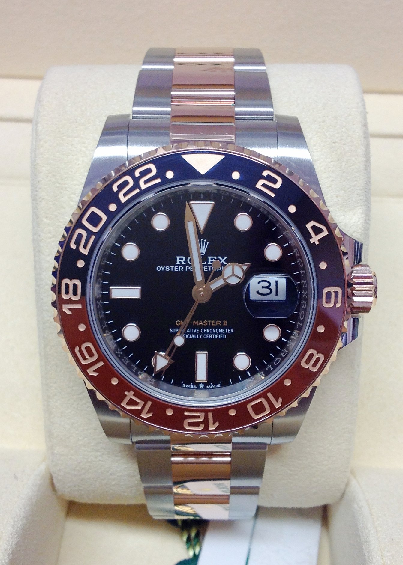 Rolex replica GMT master II 126711CHNR rootbeer supercopy