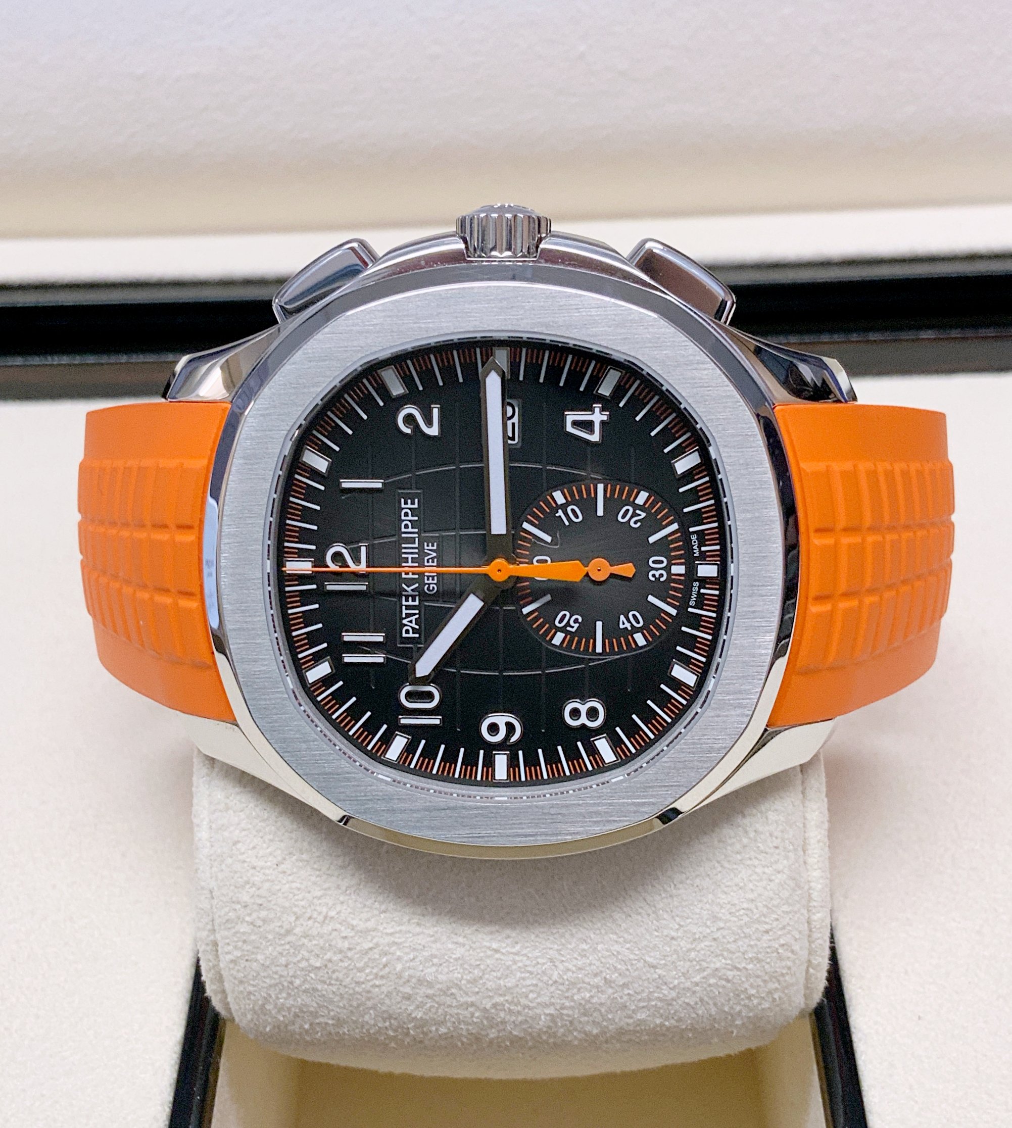 Patek Philippe replica aquanaut 5968A orange - immagine 3