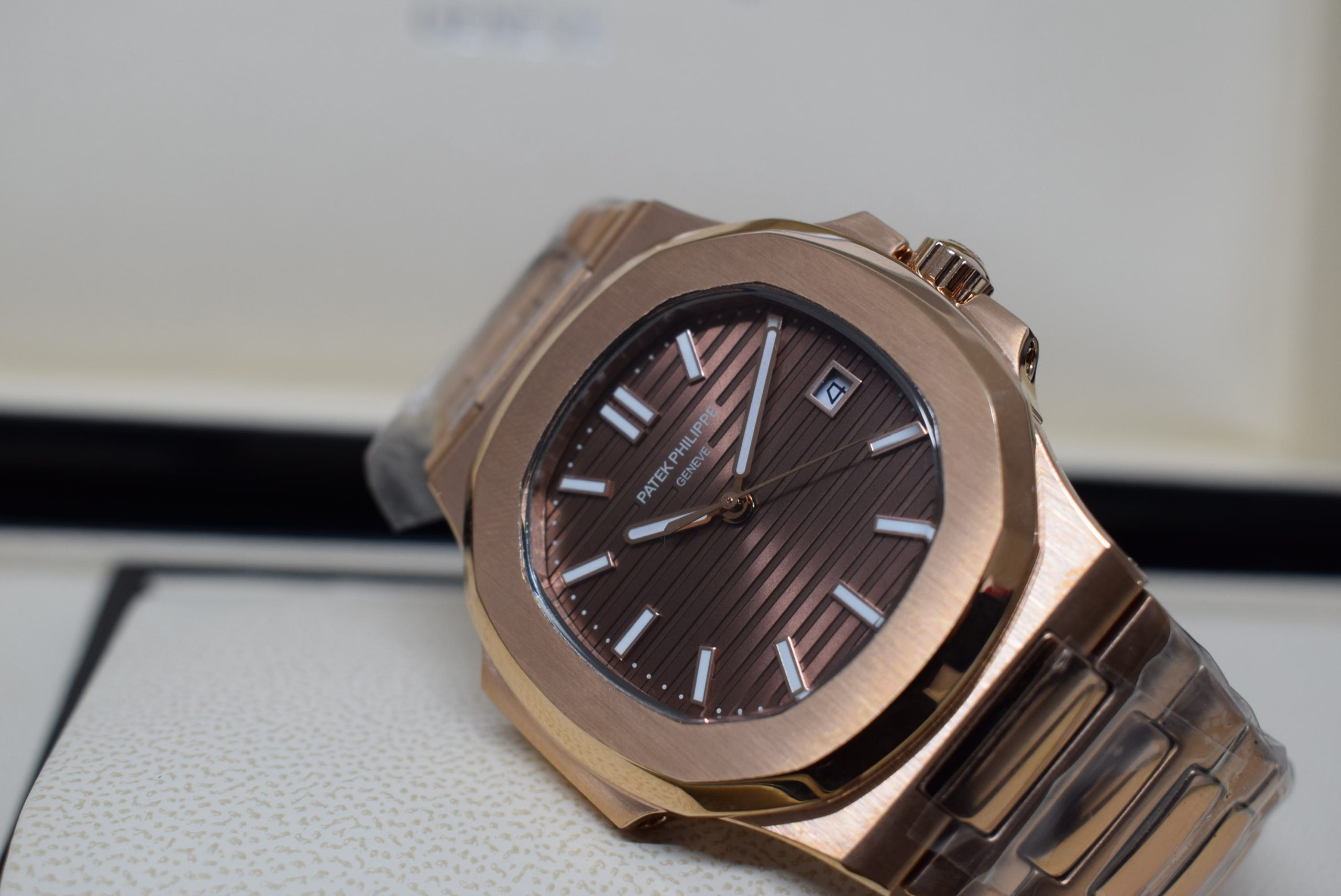Patek Philippe replica nautilus 5711R rose gold - immagine 6