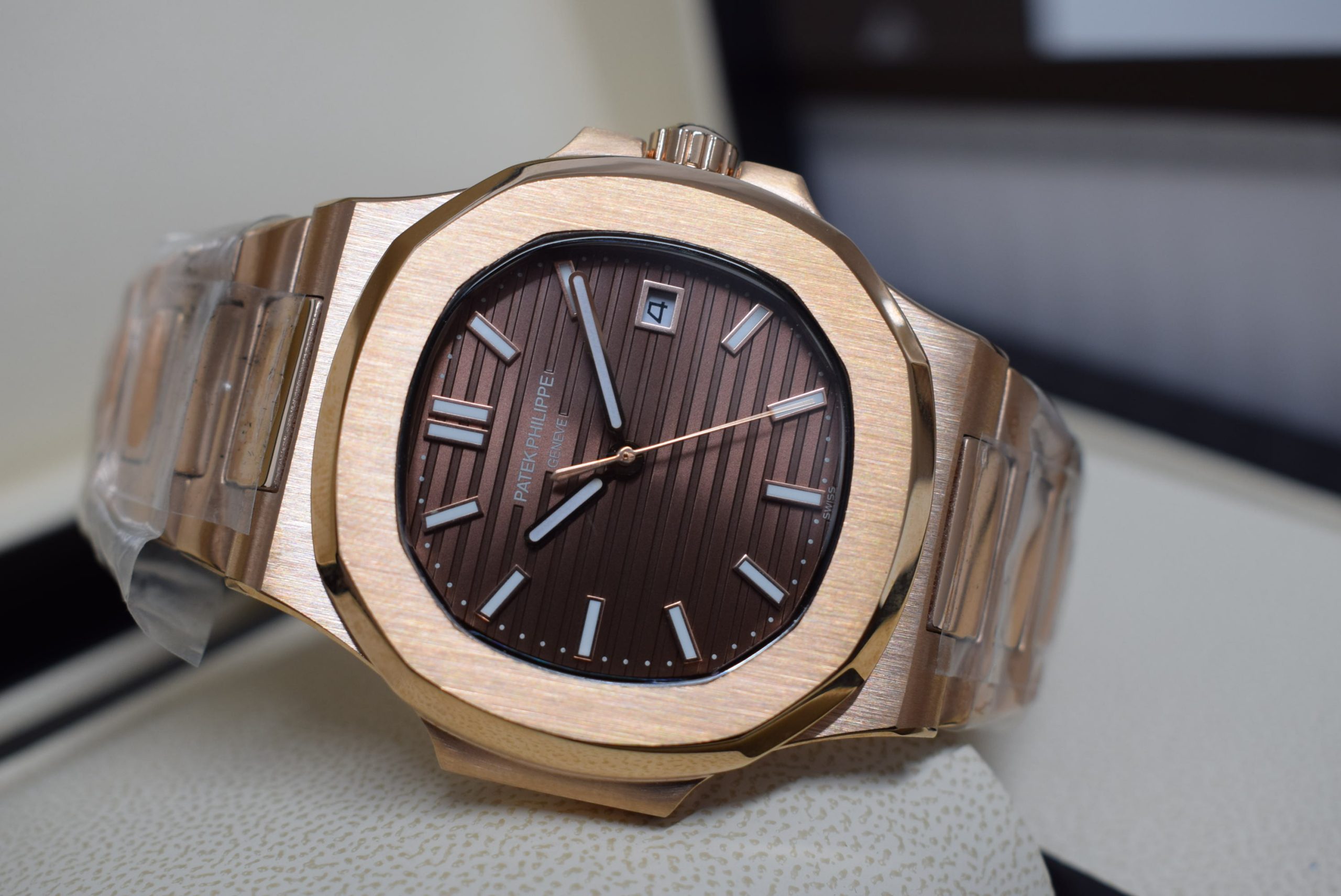Patek Philippe replica nautilus 5711R rose gold - immagine 7