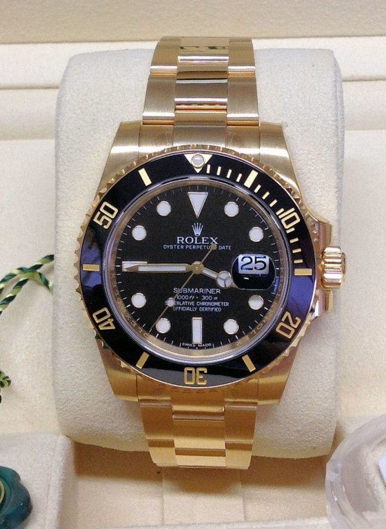 Rolex replica submariner 116618LN black dial