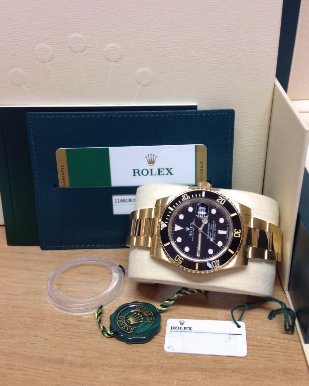 Rolex replica submariner 116618LN black dial - immagine 3