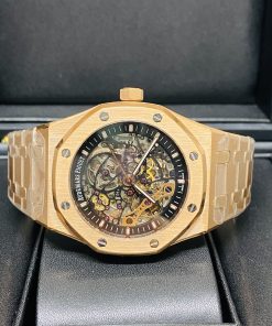 Audemars Piguet replica Royal Oak 154070R Double Balance Wheel Openworked rose gold