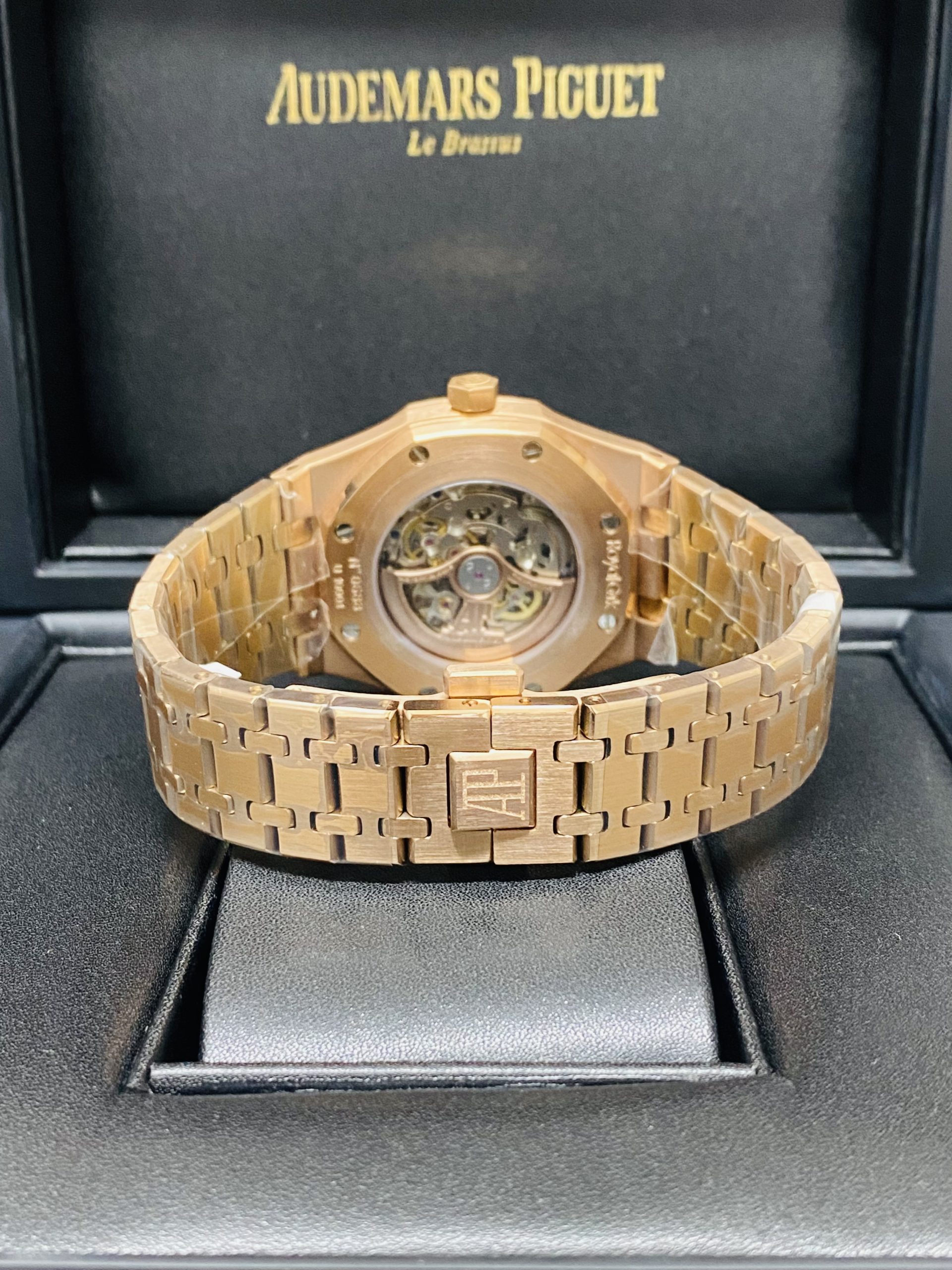 Audemars Piguet replica Royal Oak 154070R Double Balance Wheel Openworked rose gold - immagine 6