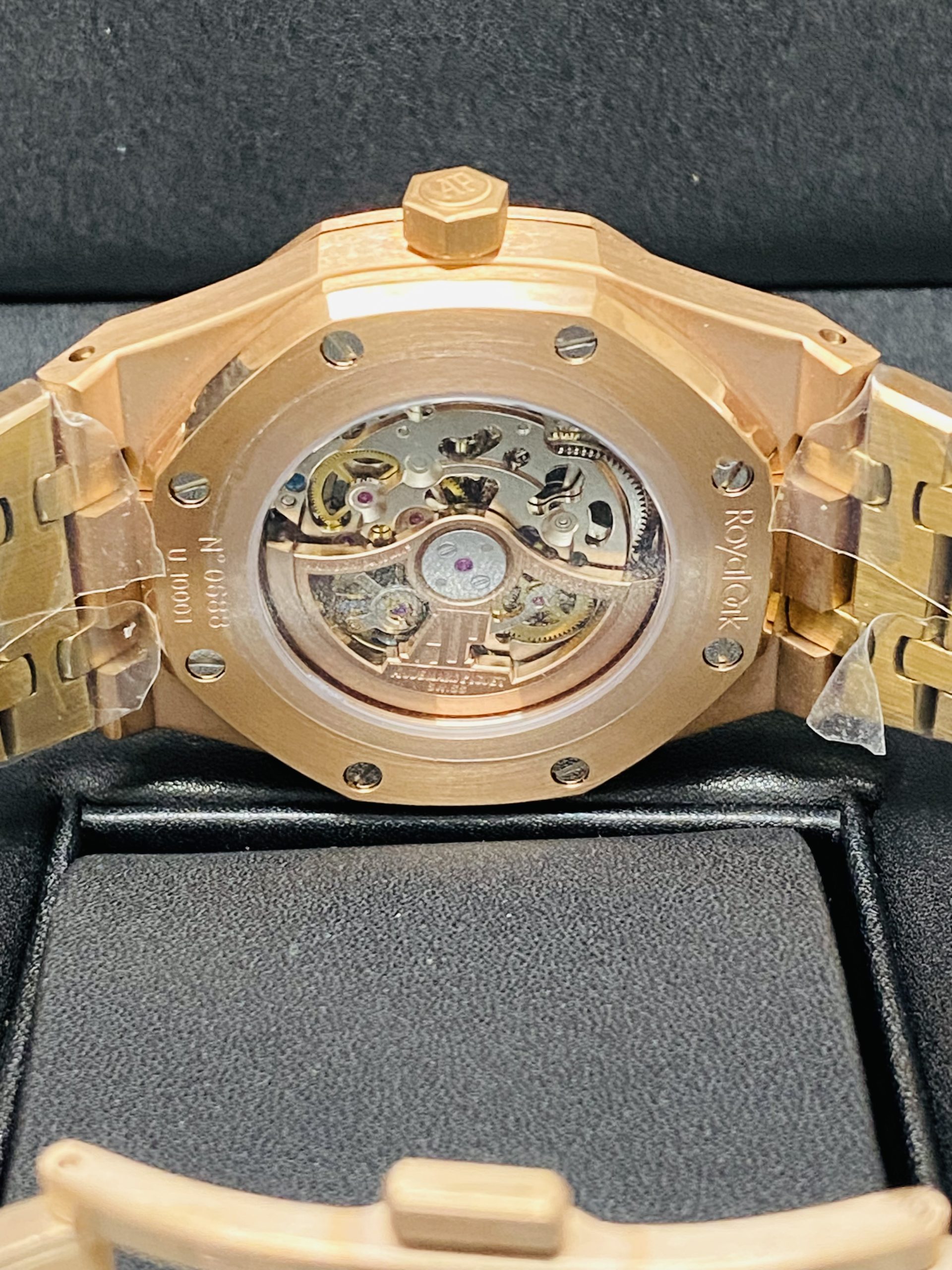 Audemars Piguet replica Royal Oak 154070R Double Balance Wheel Openworked rose gold - immagine 9