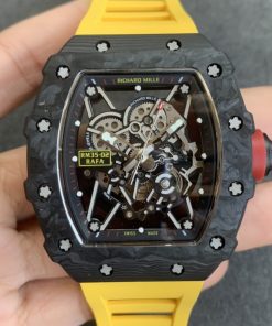 Richard Mille replica Rafa Nadal RM35-01 carbon yellow strap