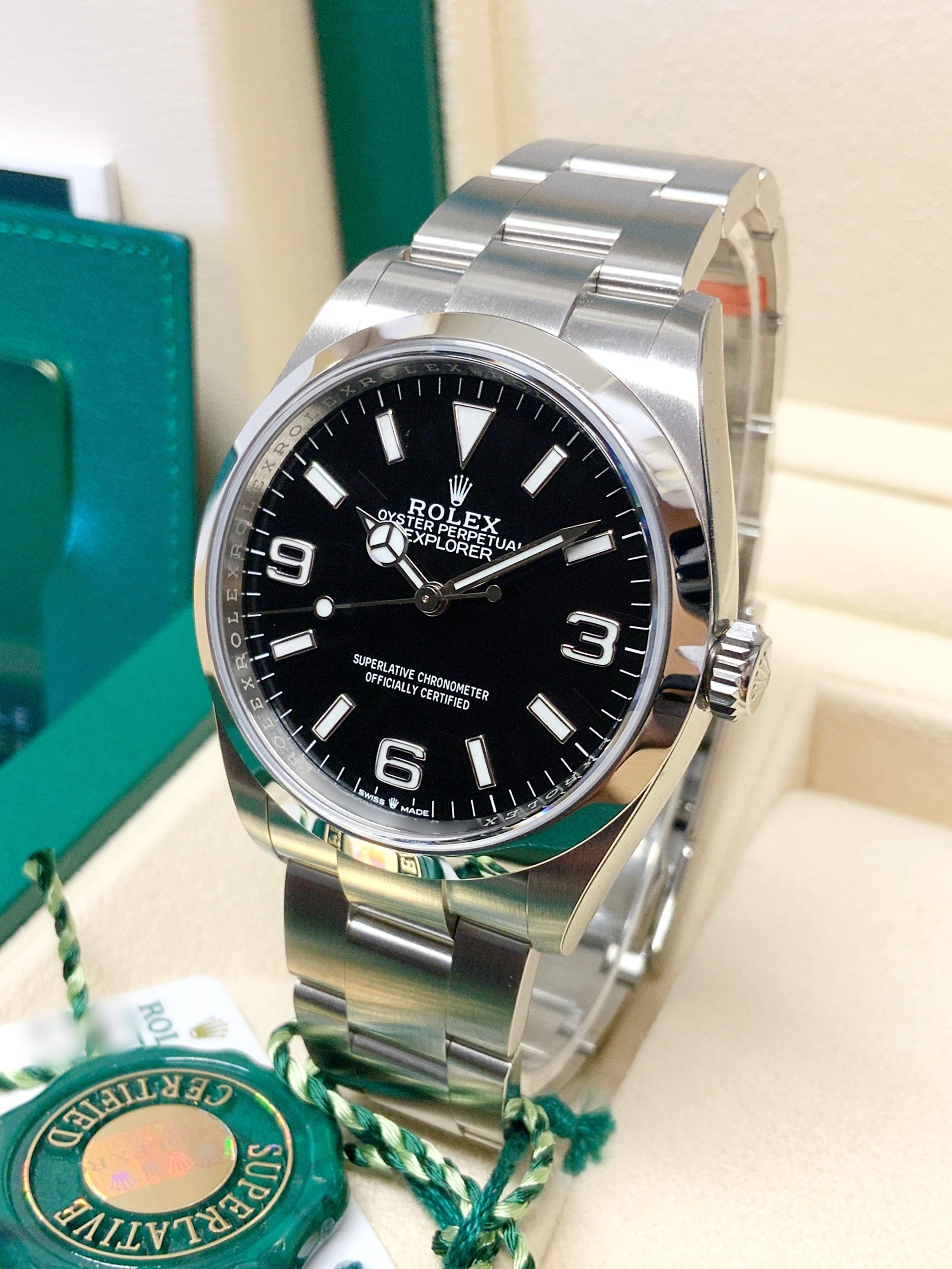 Rolex replica explorer I 36mm 1242701 black dial - immagine 2