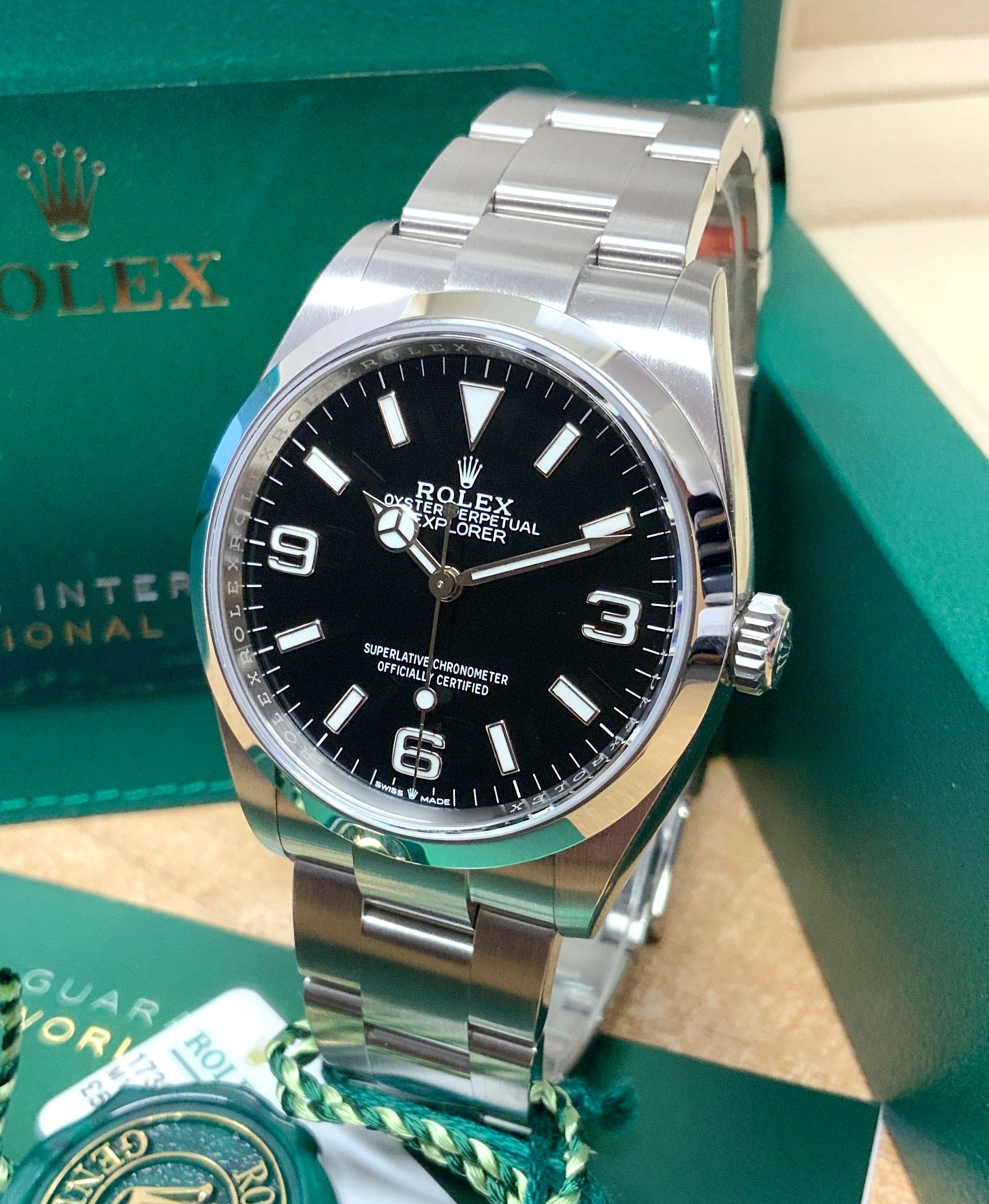 Rolex replica explorer I 36mm 1242701 black dial - immagine 8