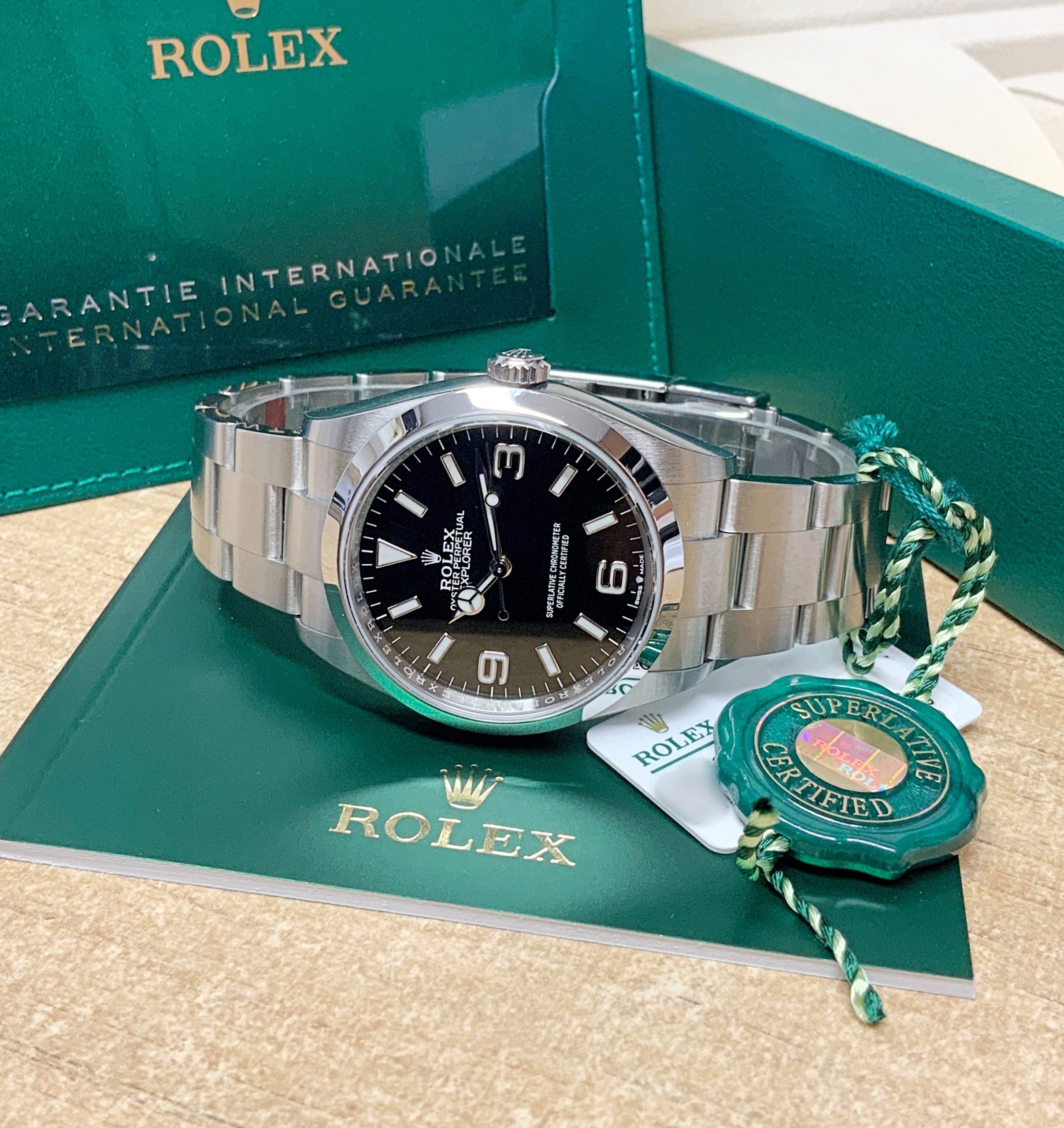 Rolex replica explorer I 36mm 1242701 black dial - immagine 3