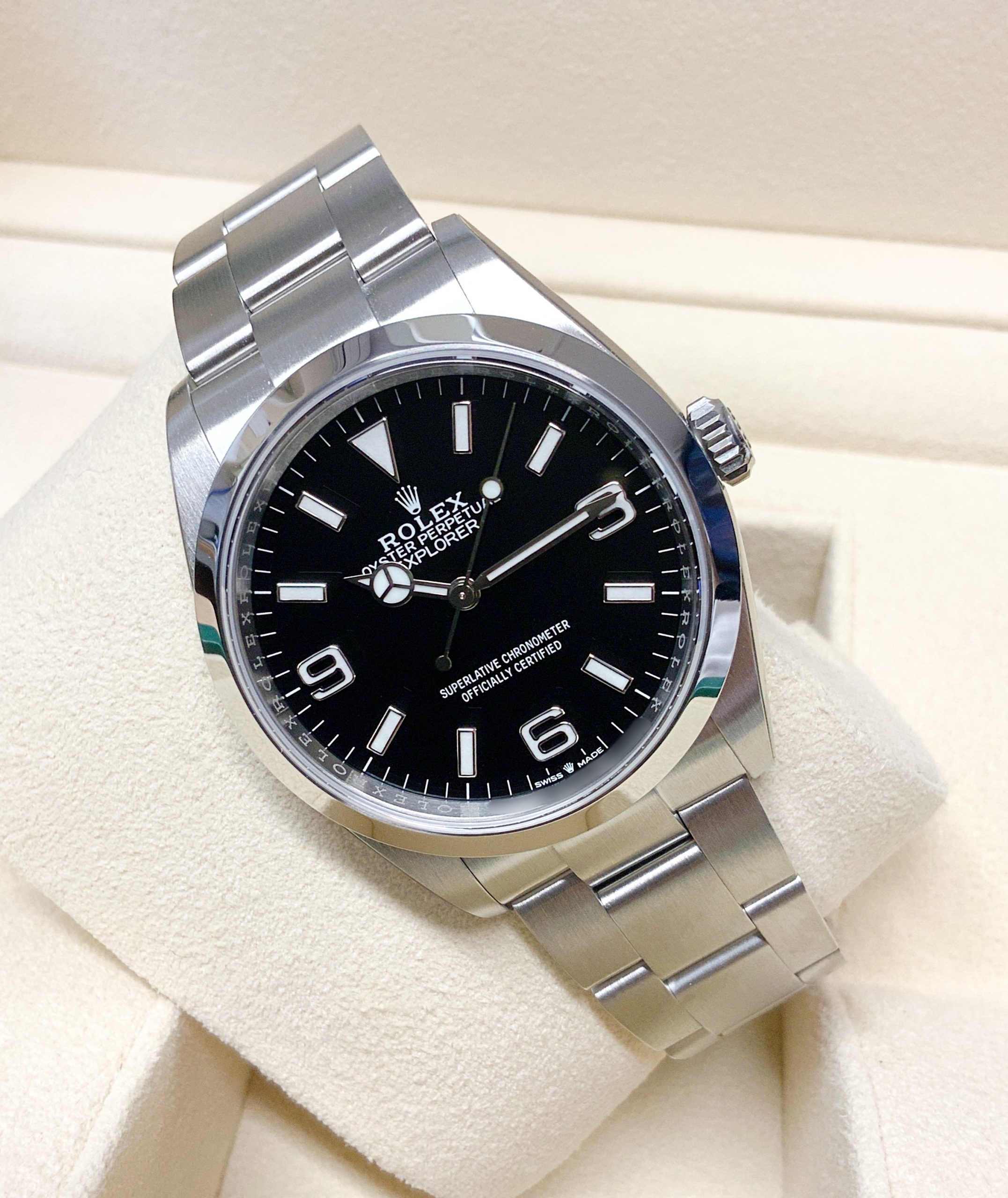 Rolex replica explorer I 36mm 1242701 black dial - immagine 4