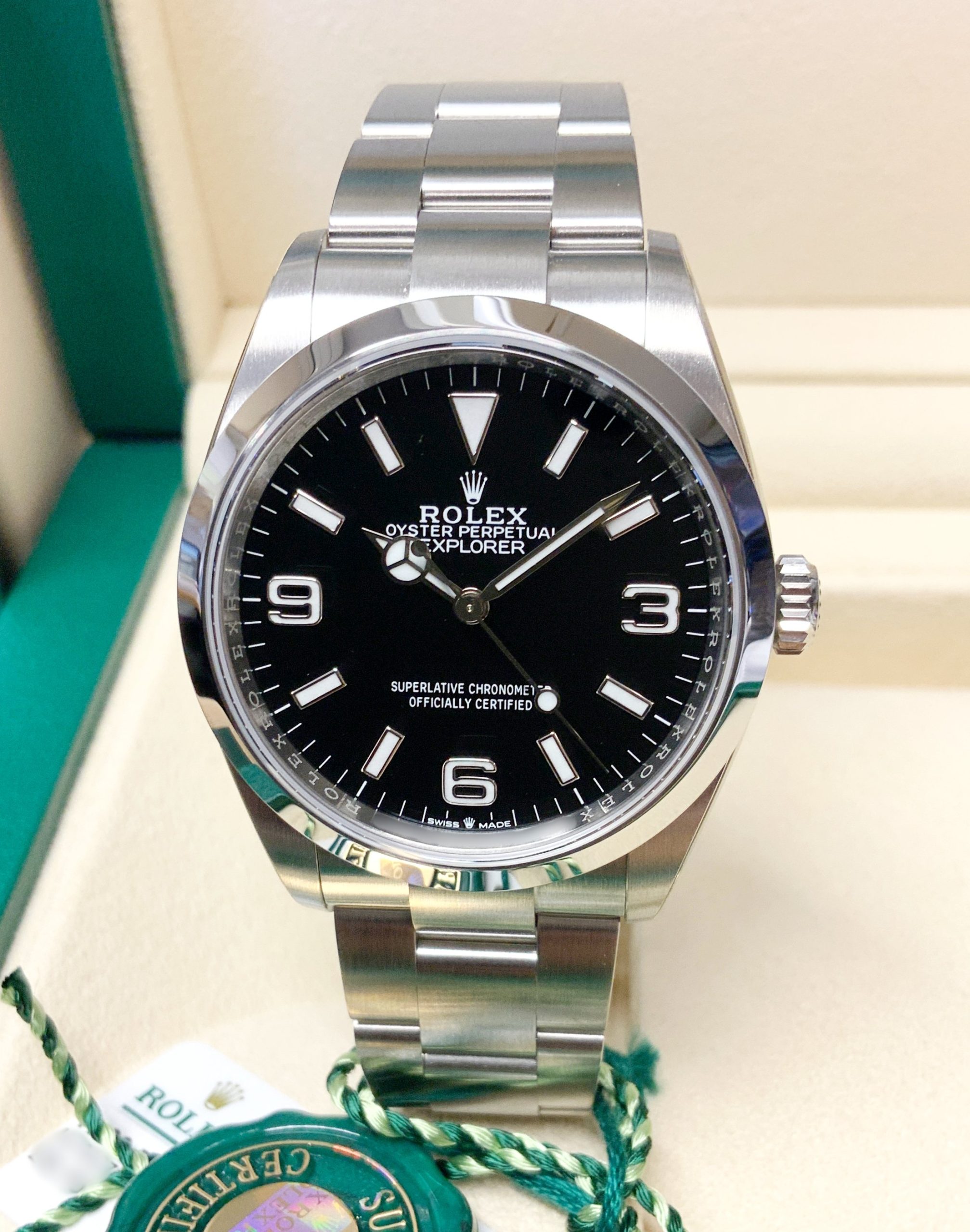 Rolex replica explorer I 36mm 1242701 black dial