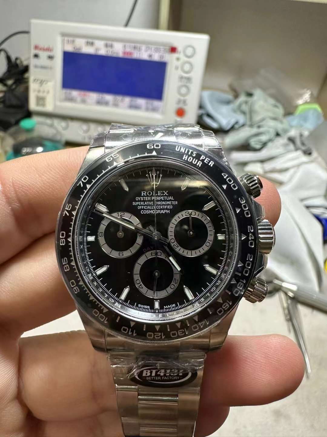 Rolex replica Daytona 126500LN black dial