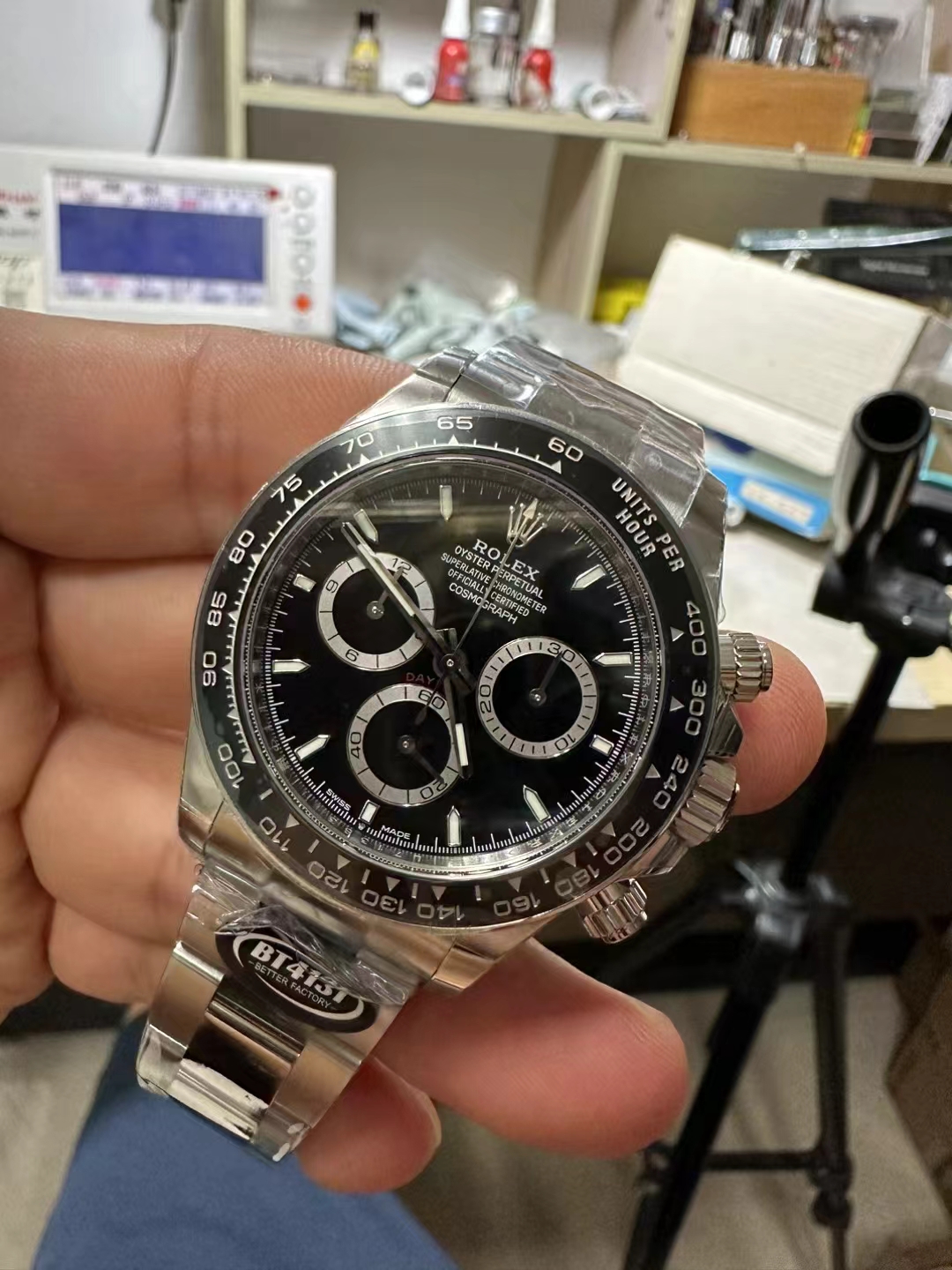 Rolex replica Daytona 126500LN black dial - immagine 4