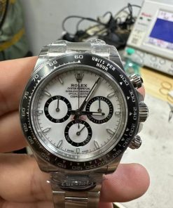 Rolex replica Daytona 126500LN panda white dial