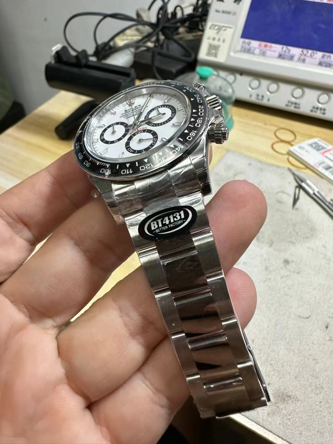 Rolex replica Daytona 126500LN panda white dial - immagine 8