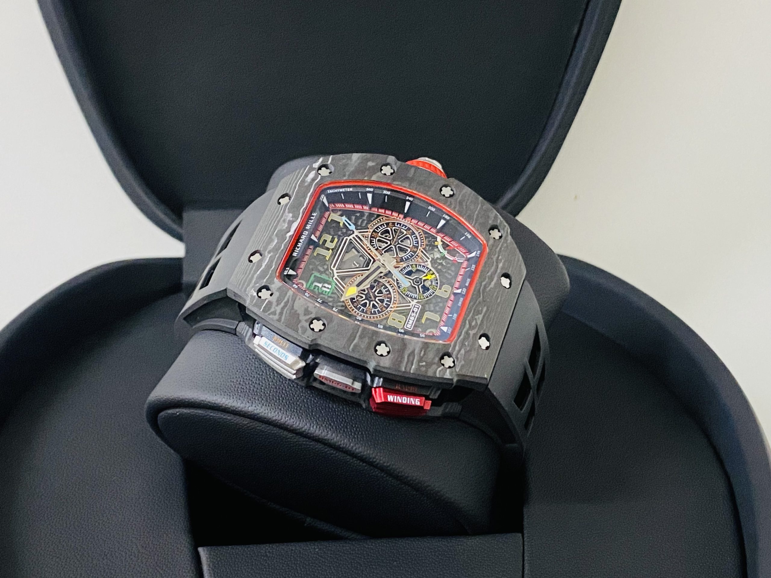 Richard Mille replica RM65-01 carbon chronograph