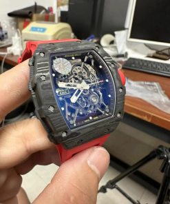 Richard Mille replica Rafa Nadal RM35-01 carbon red strap