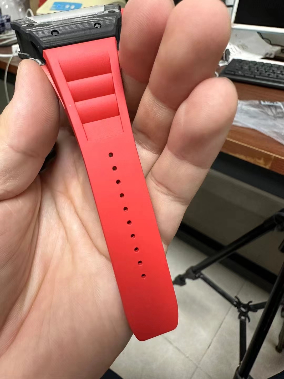 Richard Mille replica Rafa Nadal RM35-01 carbon red strap - immagine 9