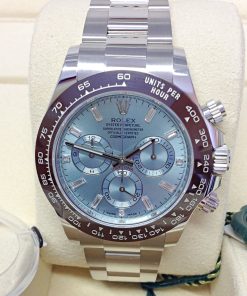 Alternative view of Rolex replica Daytona 116506 Platinum Ice Baguette Dial