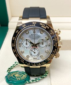 Rolex replica daytona oysterflex 116518LN yellow gold MOP dial
