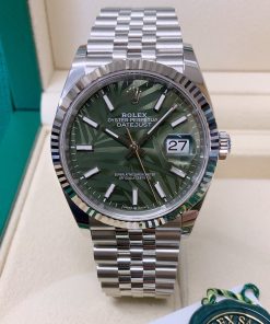 Rolex replica Datejust 36mm 126234 green Palm Motif