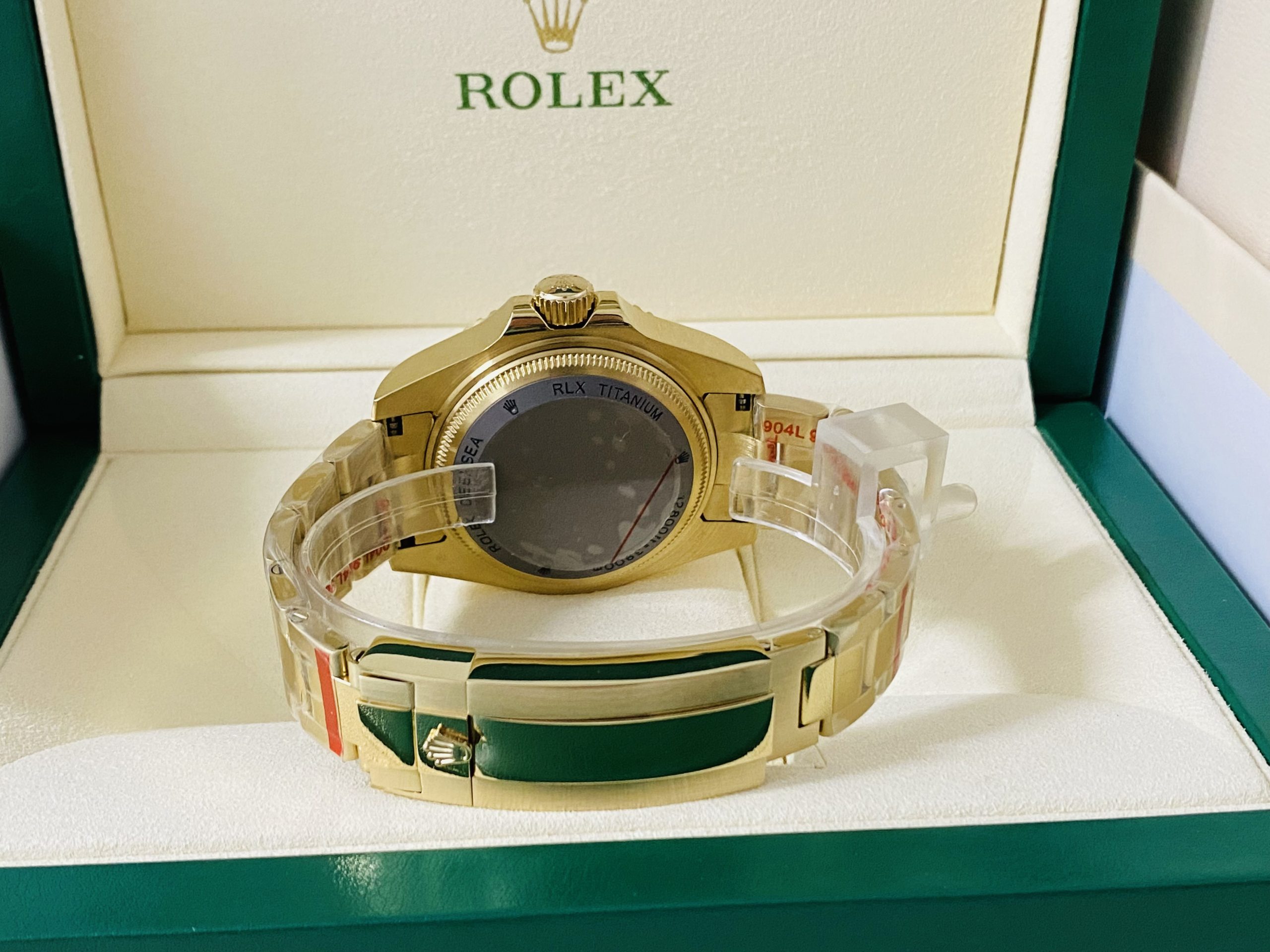 Rolex replica deepsea oro giallo blue dial ref. 136668LB - immagine 6