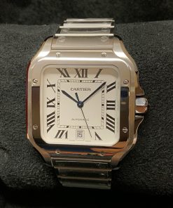 Cartier replica Santos De Cartier WSSA0009 Large Size white dial