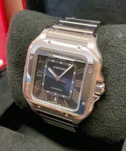 Alternative view of Cartier replica Santos De Cartier WSSA0030 Large Size blue dial