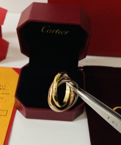 Alternative view of Cartier replica gioiello anello trinity