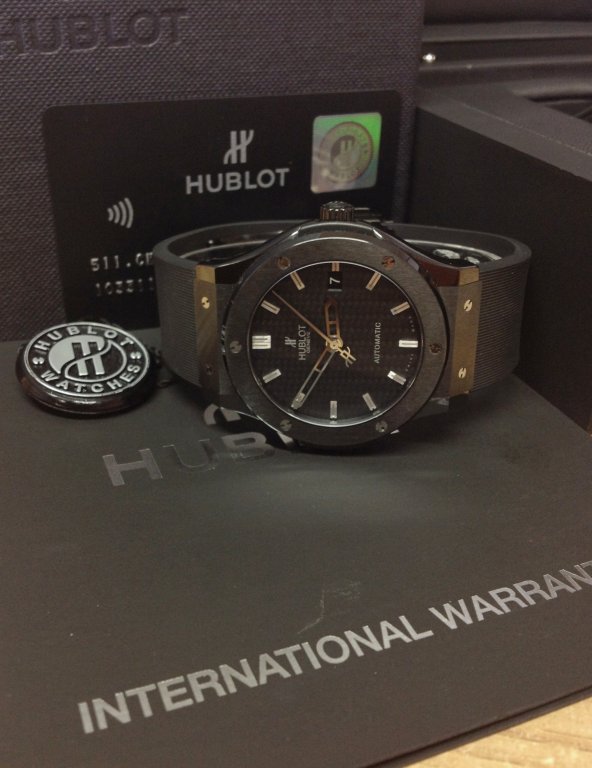Hublot replica Classic Fusion Black Magic clone watch - immagine 3