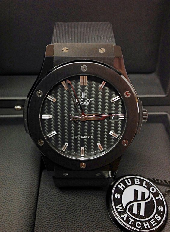 Hublot replica Classic Fusion Black Magic clone watch