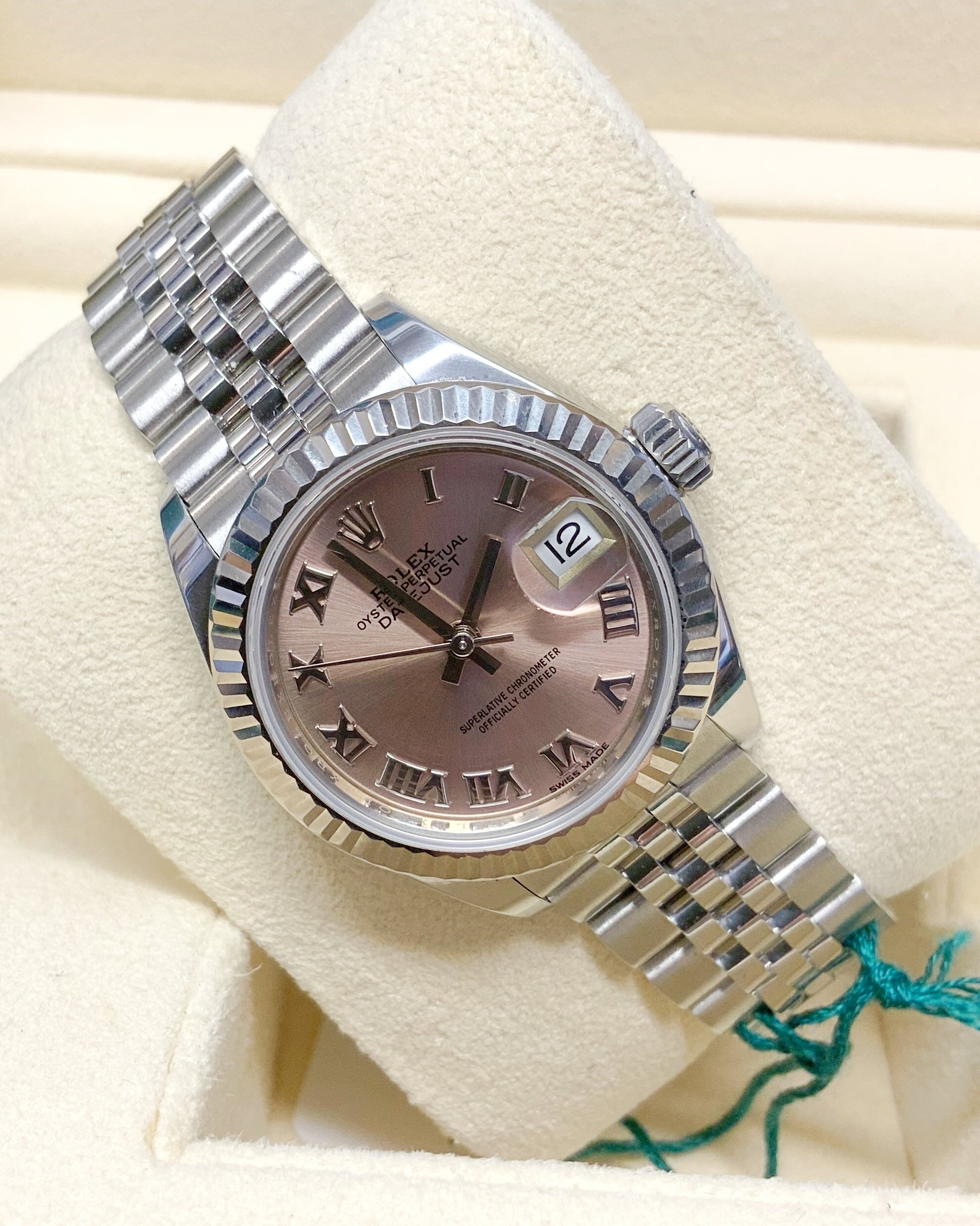 Rolex replica Datejust Lady 279174 31mm Pink Roman Dial - immagine 6