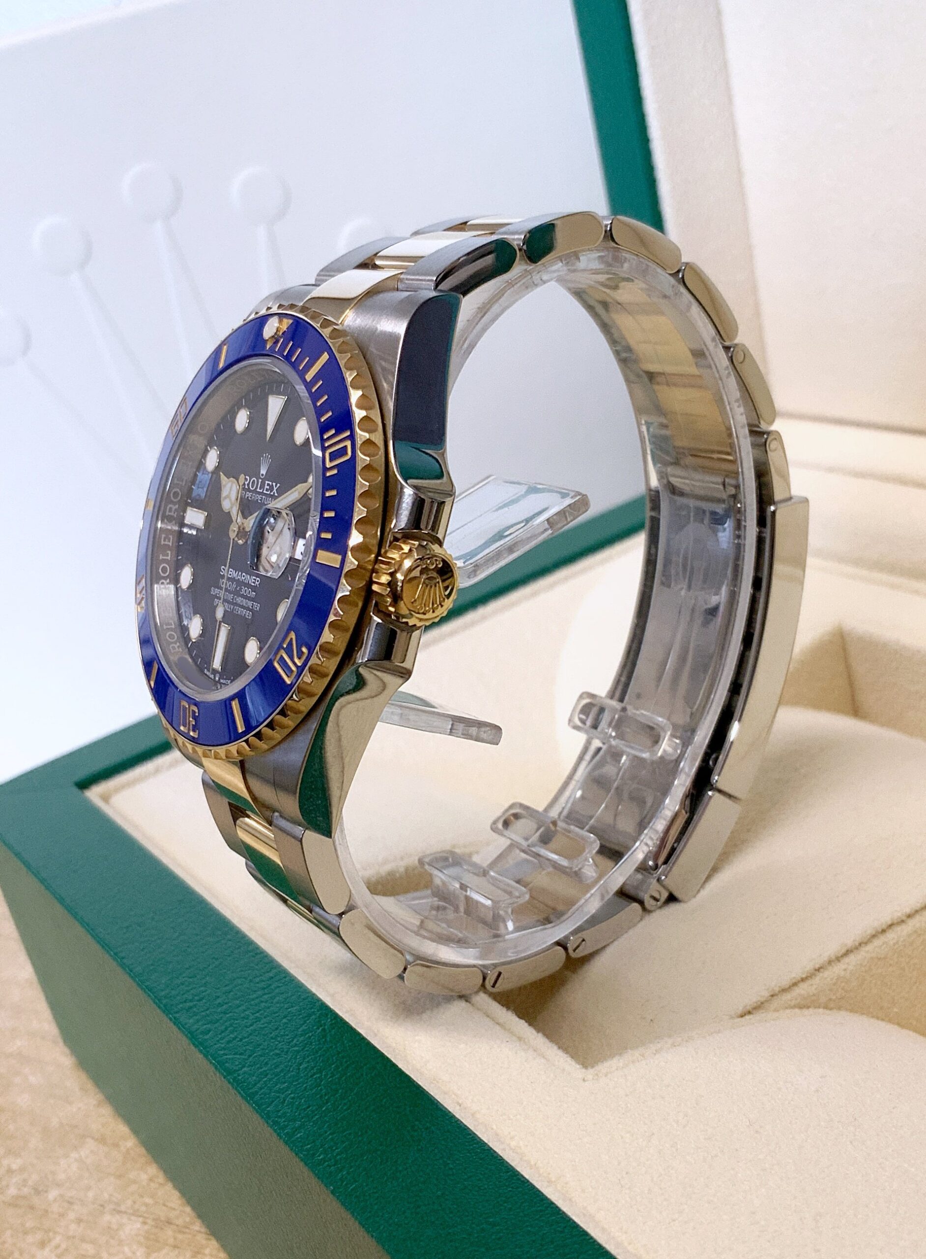 Rolex replica Submariner Date blue 126613LB Bi-Colour 3235 clone movement - immagine 4
