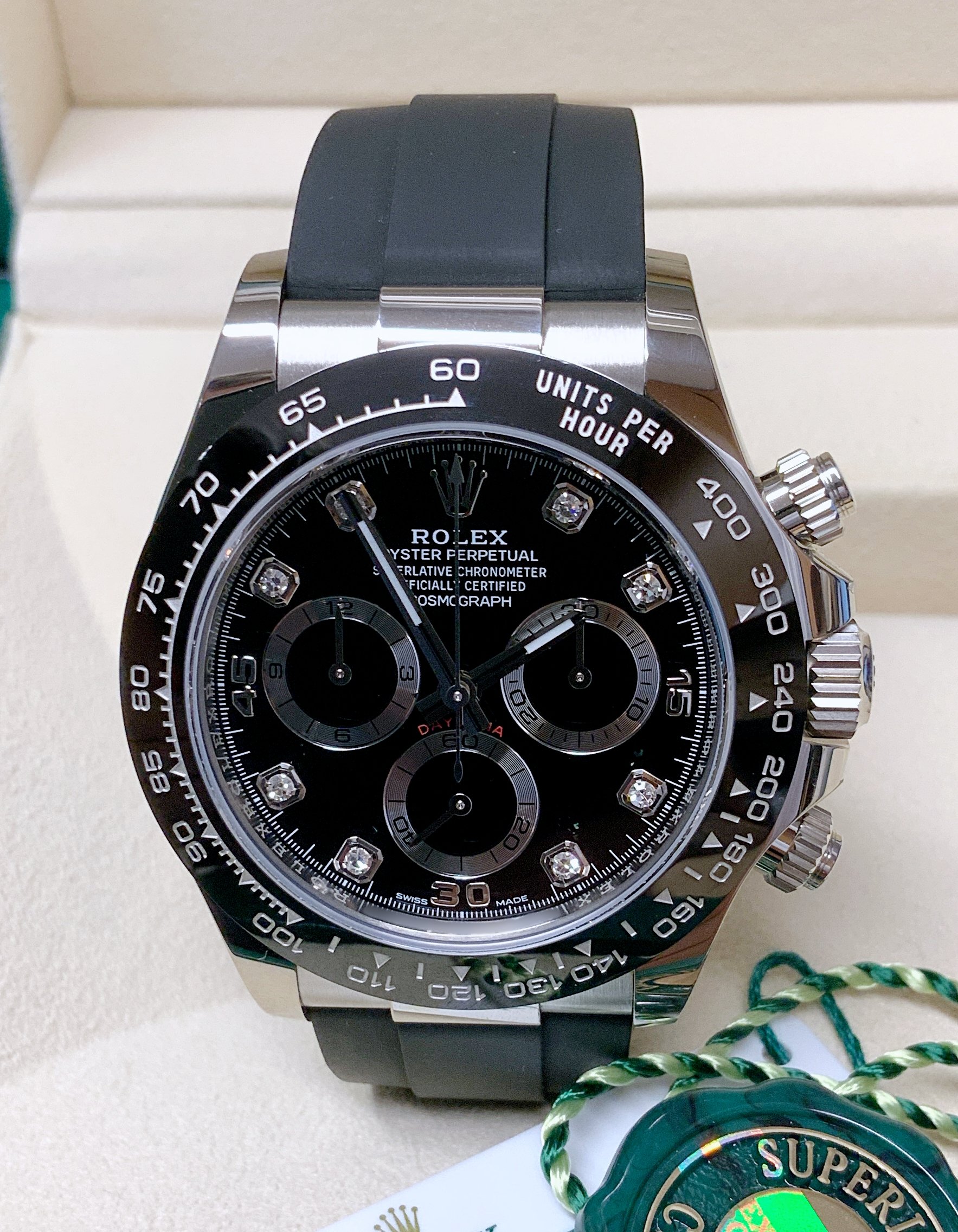 Rolex replica daytona oysterflex 116519LN diamond dial